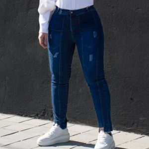 شلوار بخیه جلو جیب